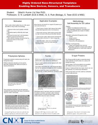 Highly Ordered Nano-Structured Templates: Enabling New Devices, Sensors, and Transducers