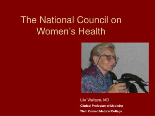 The National Council on Women’s Health