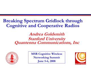 Breaking Spectrum Gridlock through Cognitive and Cooperative Radios