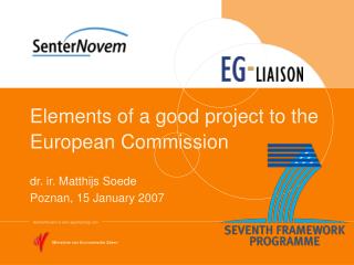 Elements of a good project to the European Commission