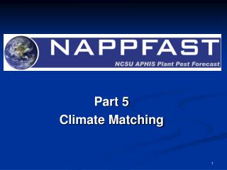 Part 5 Climate Matching