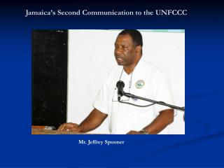 Jamaica’s Second Communication to the UNFCCC