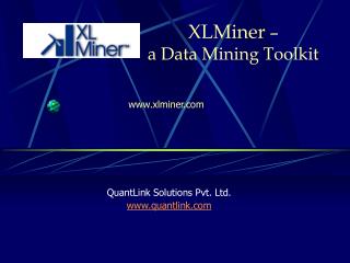 XLMiner – a Data Mining Toolkit