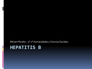 Hepatitis b