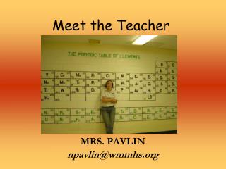 Meet the Teacher