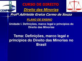 CURSO DE DIREITO