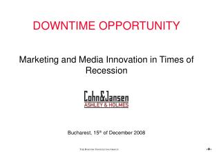 WHEN TIMES ARE GOOD, YOU SHOULD ADVERTISE… WHEN TIMES ARE BAD, YOU MUST ADVERTISE!