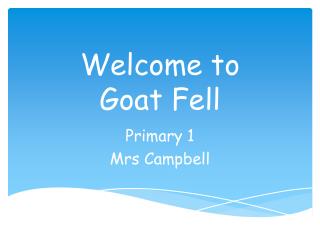 Welcome to Goat Fell