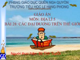 PHßNG GIÁO DỤC QUËN NG¤ QUYÒN TRƯỜNG TIỂU HỌC L£ HåNG PHONG