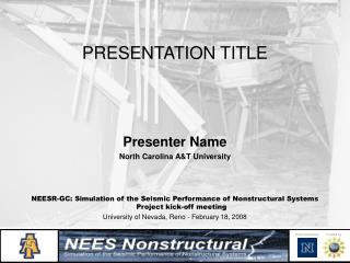 PRESENTATION TITLE