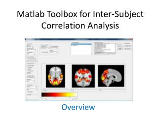 Matlab Toolbox for Inter-Subject Correlation Analysis