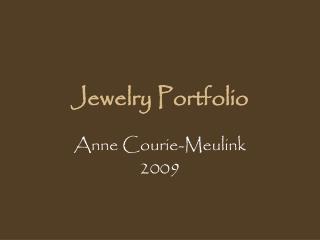 Jewelry Portfolio