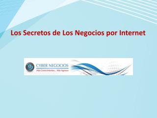 Los Secretos de Los Negocios por Internet