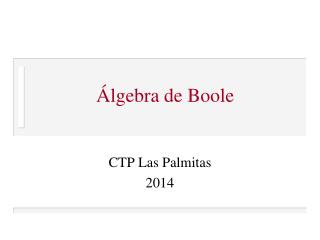 Álgebra de Boole