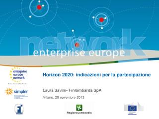 Horizon 2020: indicazioni per la partecipazione