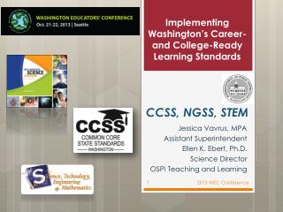 Implementing Washington’s Career- and College-Ready Learning Standards