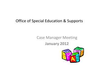 Office of Special Education &amp; Supports