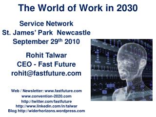 The World of Work in 2030