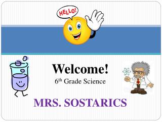 Welcome! 6 th Grade Science