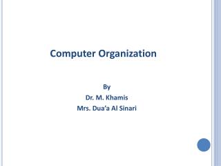 Computer Organization