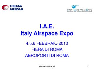 I.A.E. Italy Airspace Expo