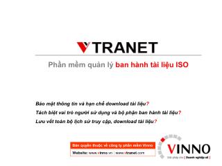 Phần mềm quản lý ban hành tài liệu ISO