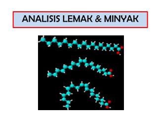 ANALISIS LEMAK &amp; MINYAK