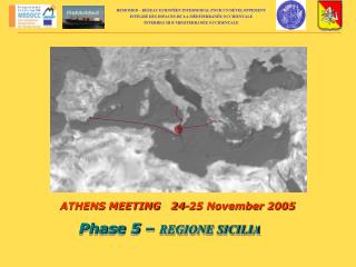 Phase 5 – REGIONE SICILIA
