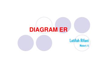 DIAGRAM ER