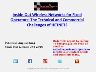 Inside-Out Wireless Networks Market – Commercial Challenges