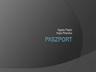 Paszport