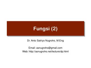 Fungsi (2)