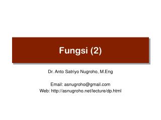 Fungsi (2)