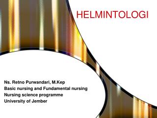 HELMINTOLOGI