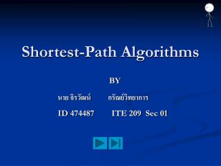 Shortest-Path Algorithms