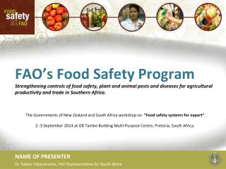 FAO’s Food Safety Program