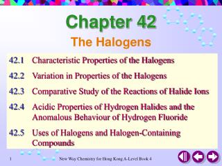 The Halogens