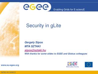 Security in gLite