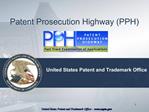 Patent Prosecution Highway PPH