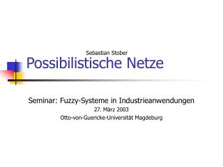 Possibilistische Netze