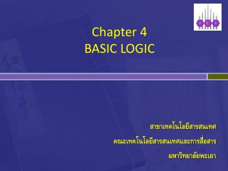 Chapter 4 BASIC LOGIC