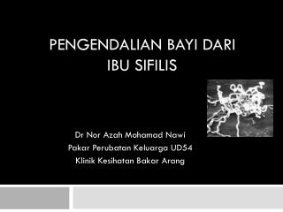 Pengendalian Bayi dari Ibu SIFILIS