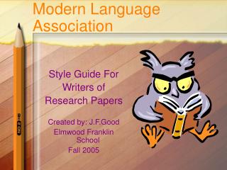 Modern Language Association