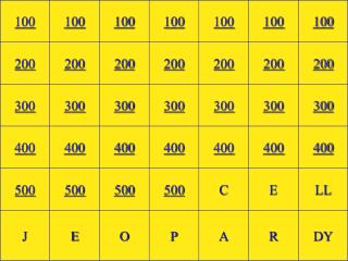 Name of an organelle that is found in a plant cell but not in an animal (100’s)