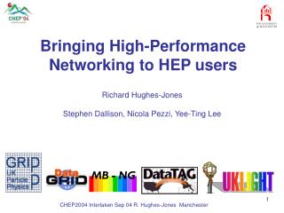 Bringing High-Performance Networking to HEP users