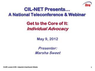 CIL-NET Presents… A National Teleconference &amp; Webinar