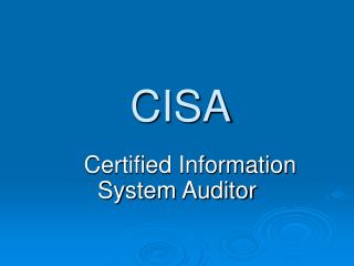 CISA