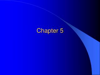 Chapter 5