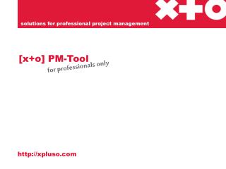 [x+o] PM-Tool