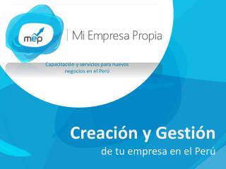 Creación y Gestión